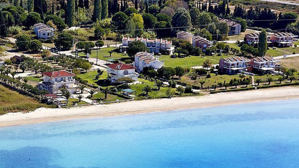 Sithon Villas house view from above